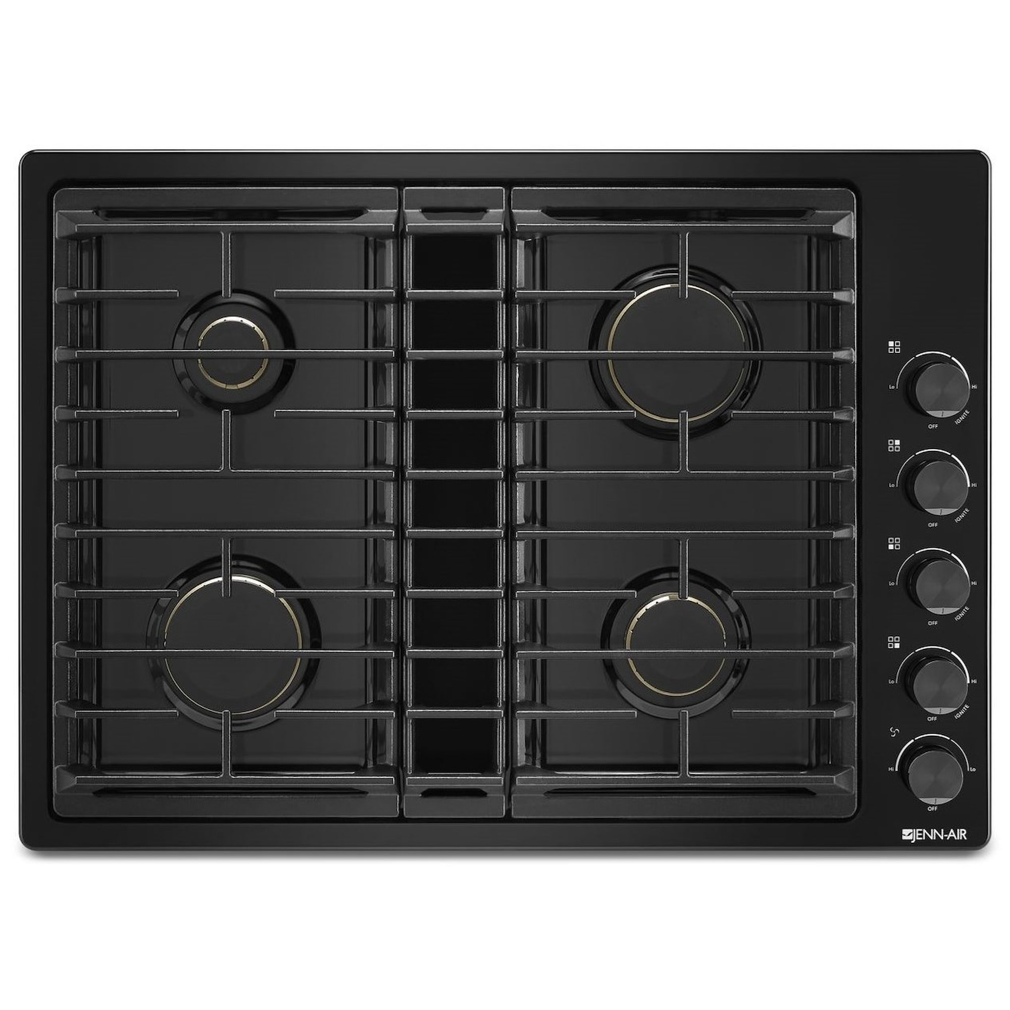 JennAir JGD3430GB 30” JX3™ Gas Downdraft Cooktop with 17,000 BTU Ultra